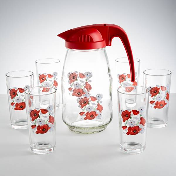 Набор 7пр графин 1. Уп. Графин и 6 стаканов. Набор стаканов квадро 350 мл. Vinia набор для напитков.